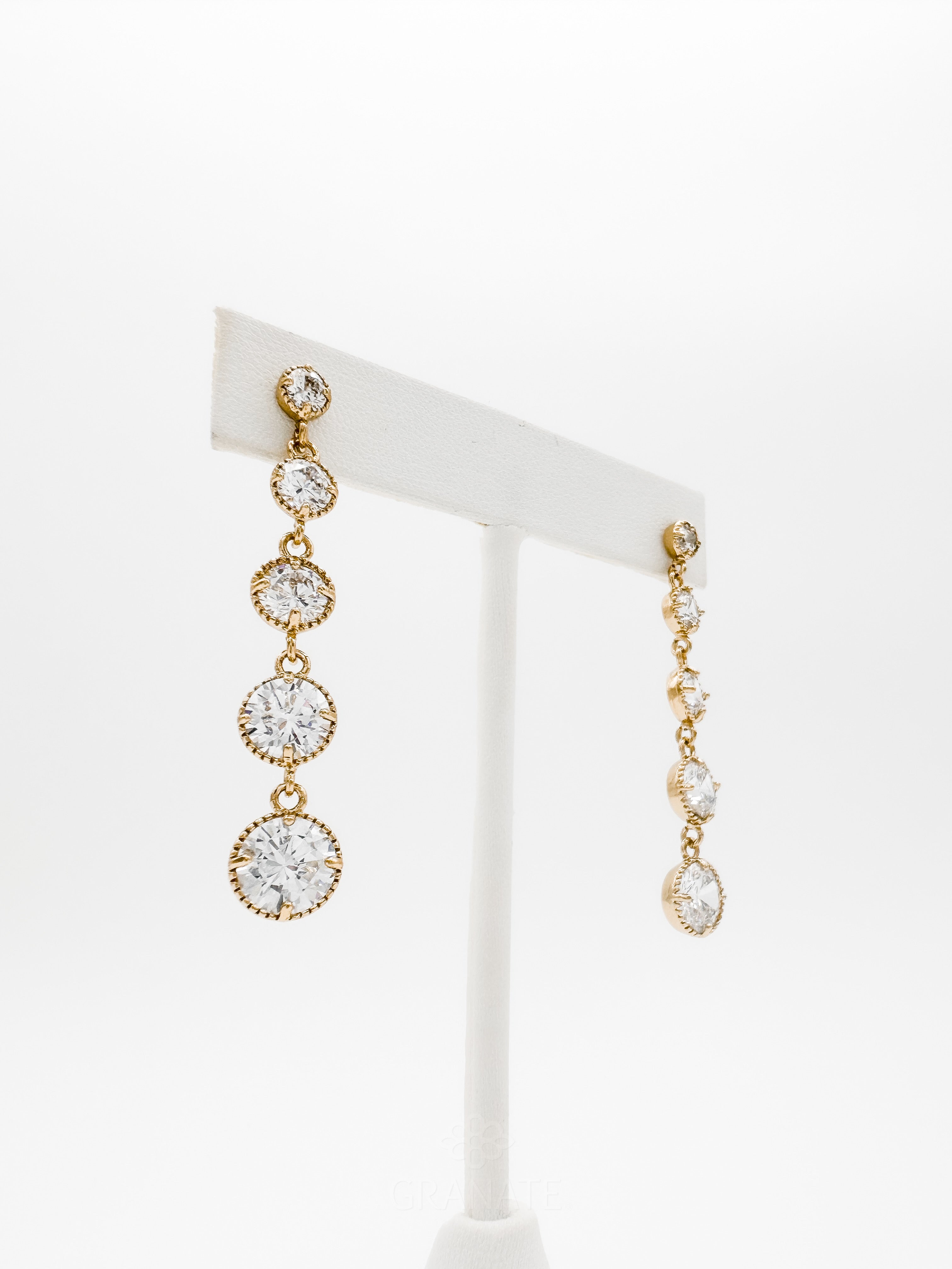 Aretes Largos Zirconias