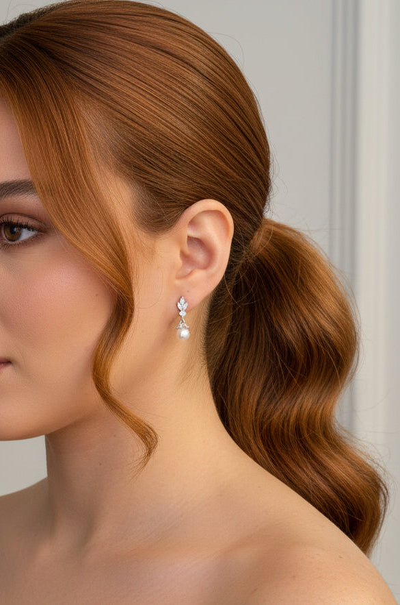 Aretes Marquises Perla