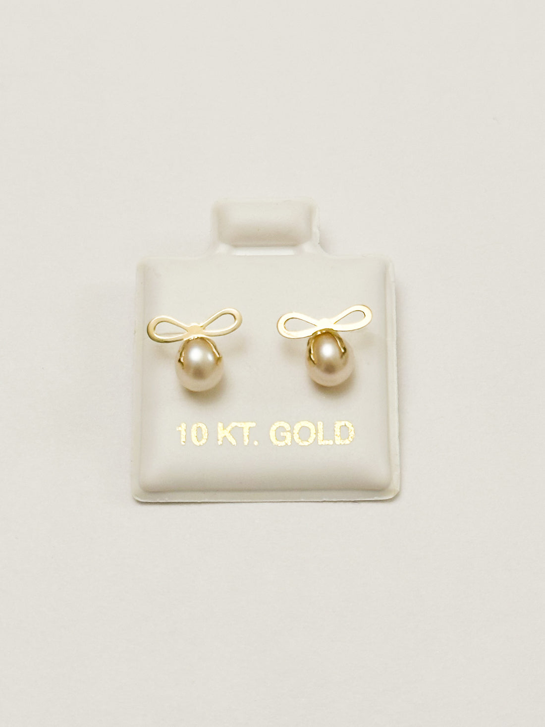Moño Perla Oro 10k
