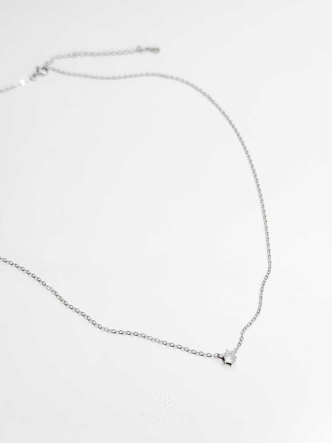 Collar Zirconia Mini de Plata