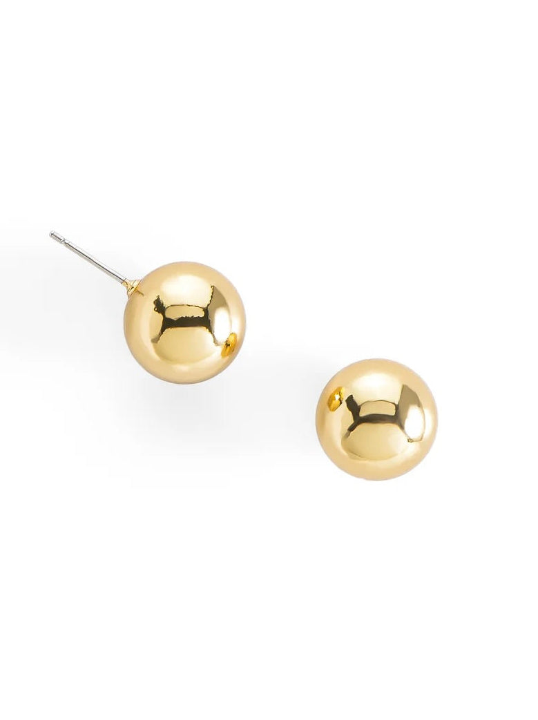 Aretes Bola 12 mm - Dorado