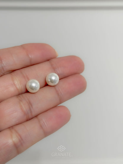 Aretes Perla 8 mm