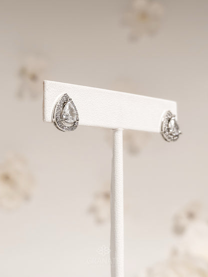 Aretes Gota Halo