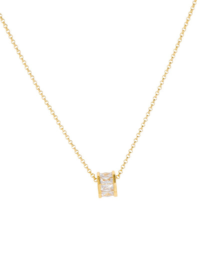 Collar Barril Zirconias