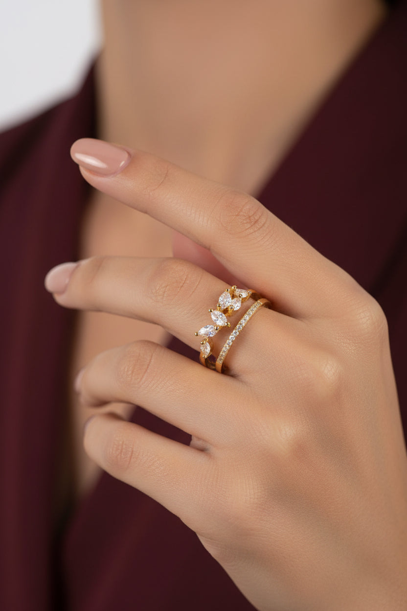 Anillo Mix de Marquises