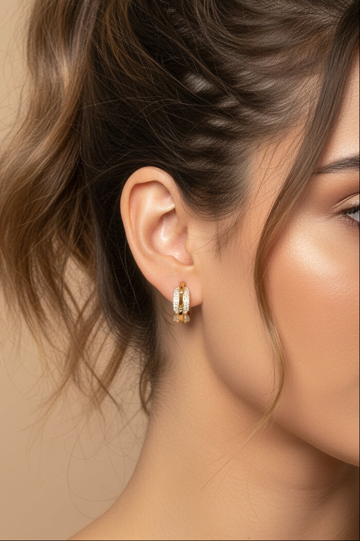 Hoops Eslabones Pavé
