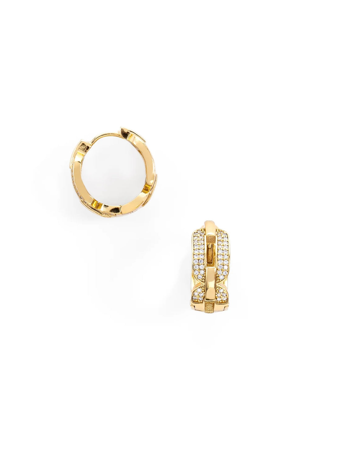 Hoops Eslabones Pavé
