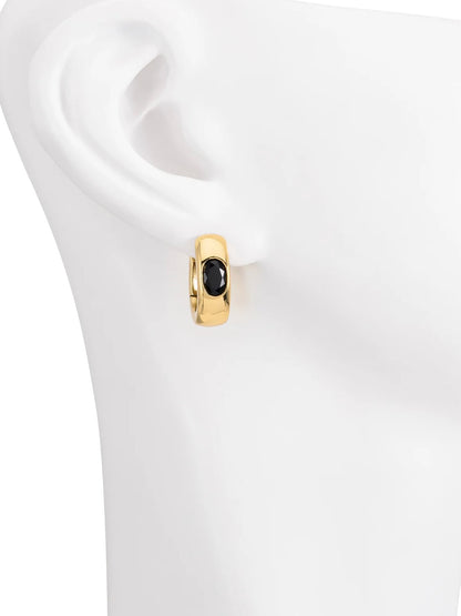 Hoops Cristal Oval - Negro