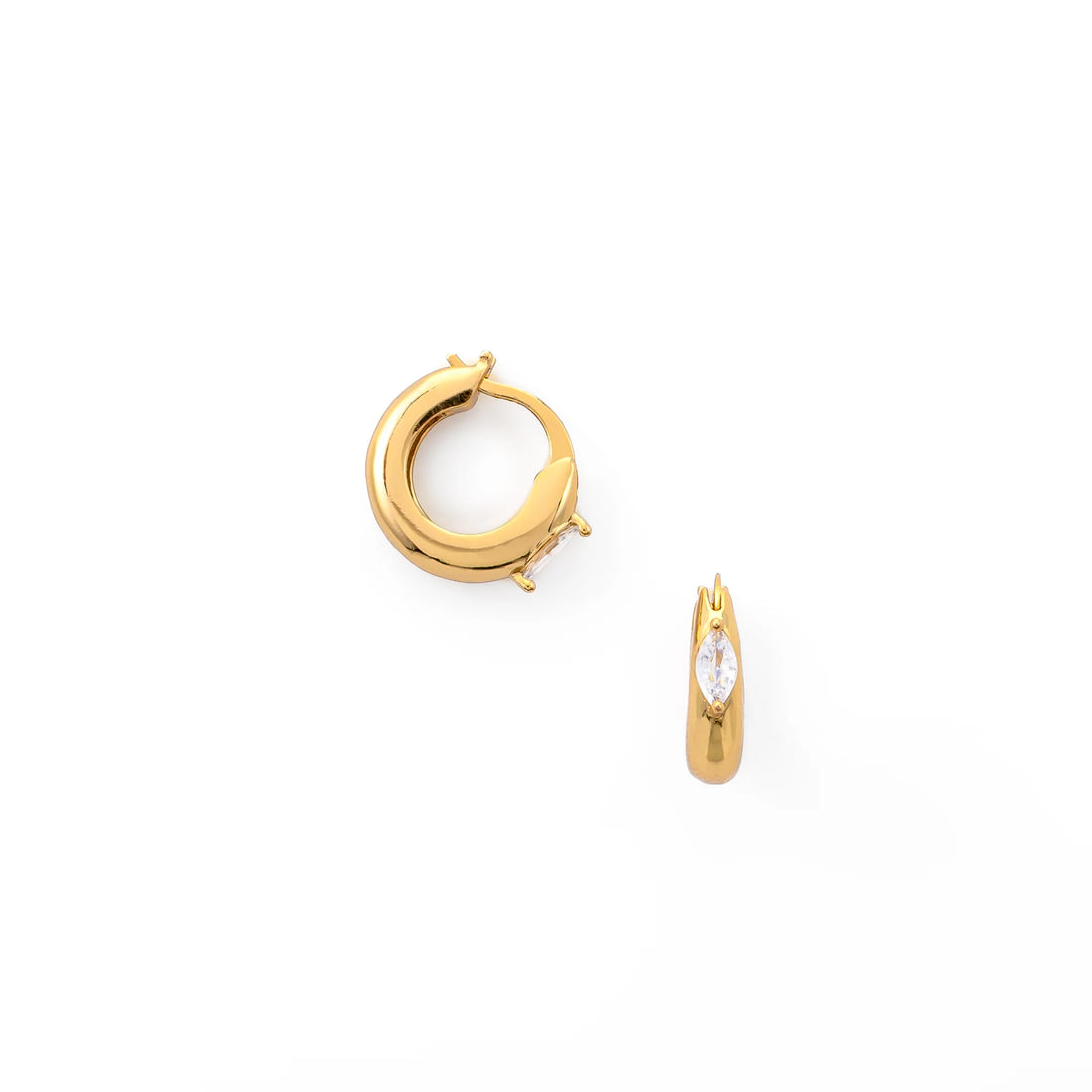Hoops Marquise con Zirconia
