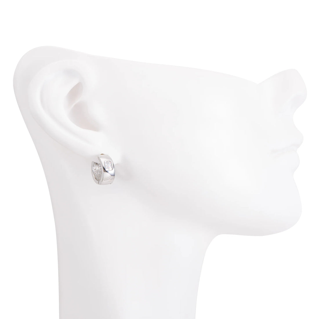 Hoops Zirconia Cuadrada