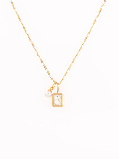 Collar Cristal Mini Perla