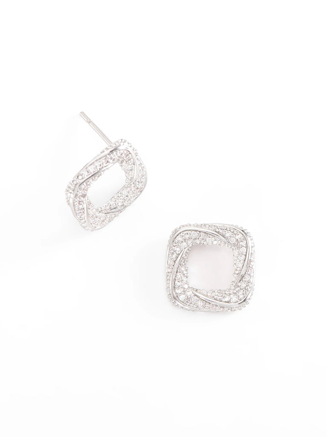 Aretes Cuadro Zirconia