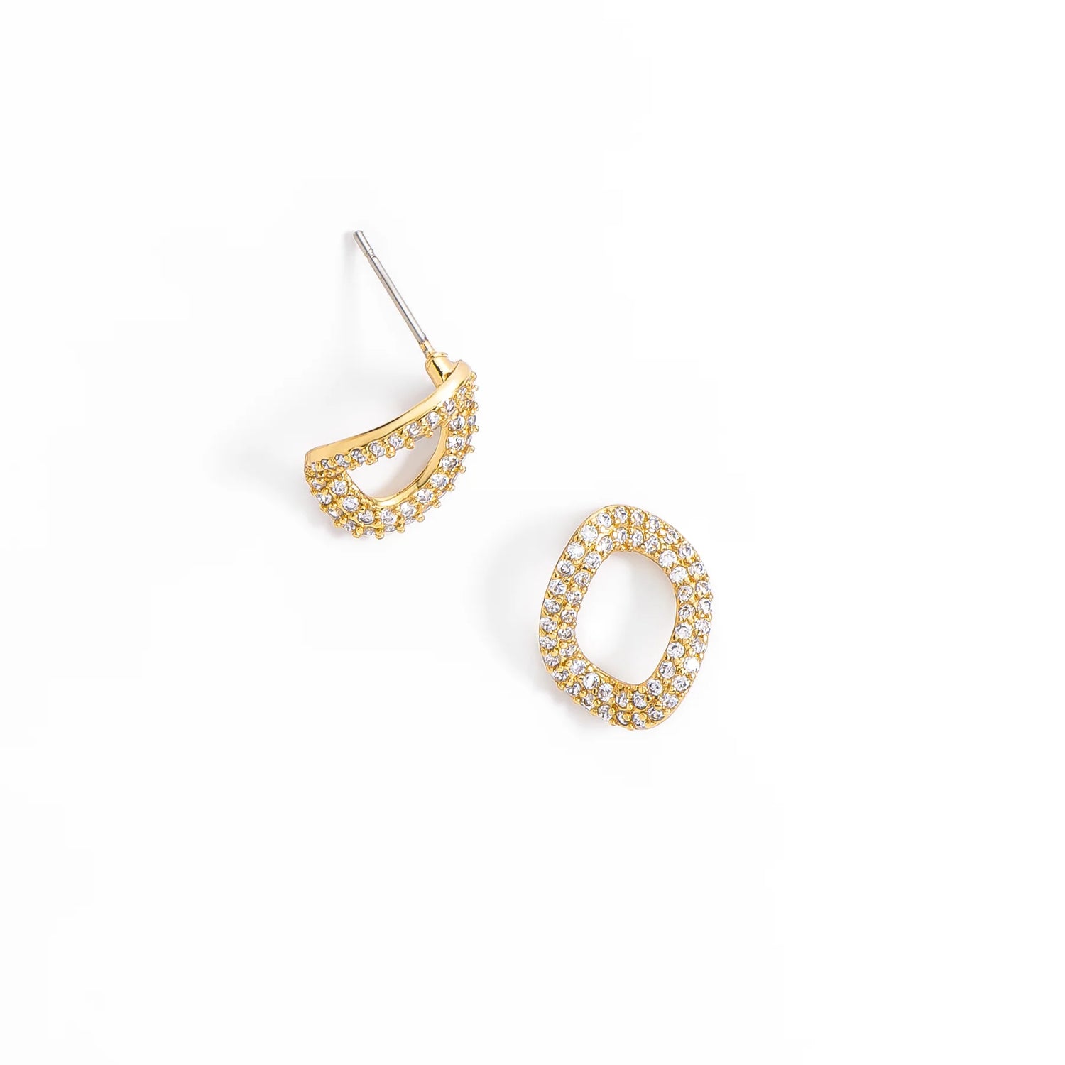 Aretes Oval Curvo