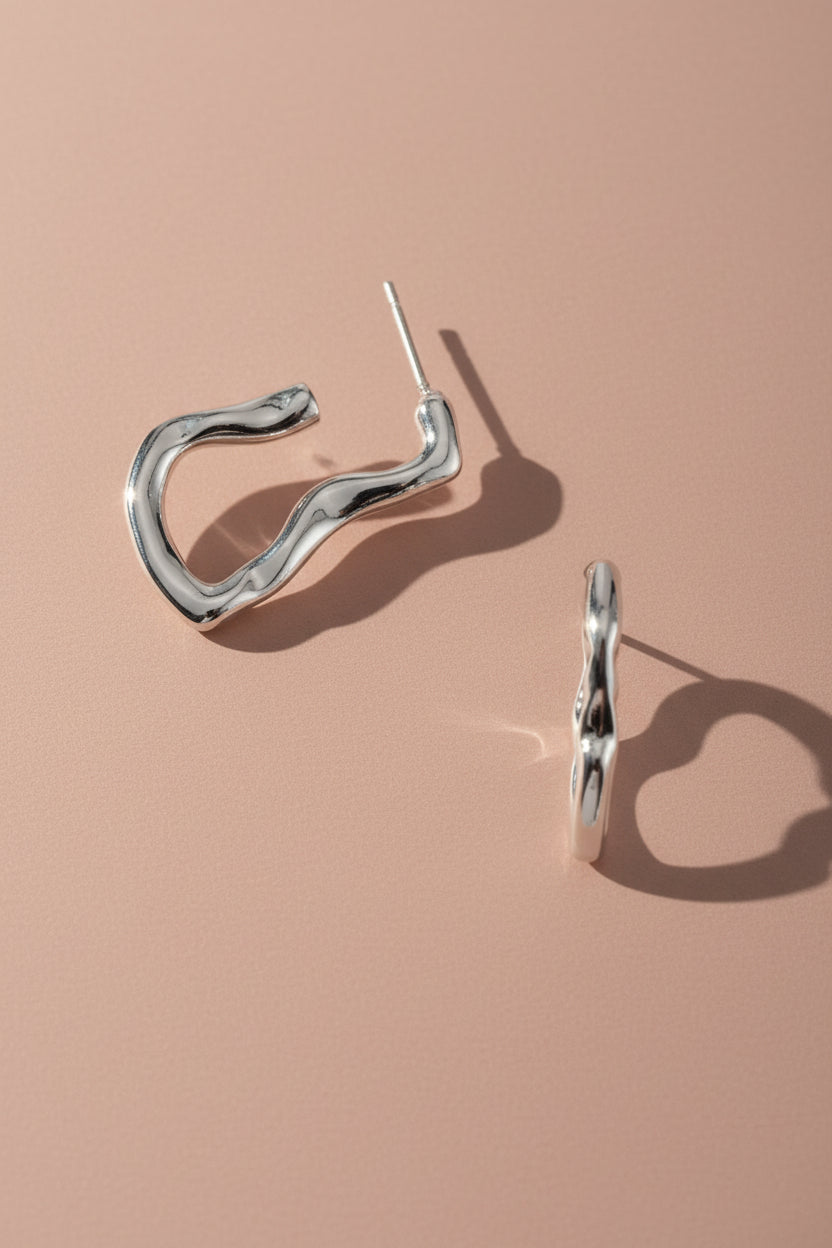 Aretes Gancho Irregular