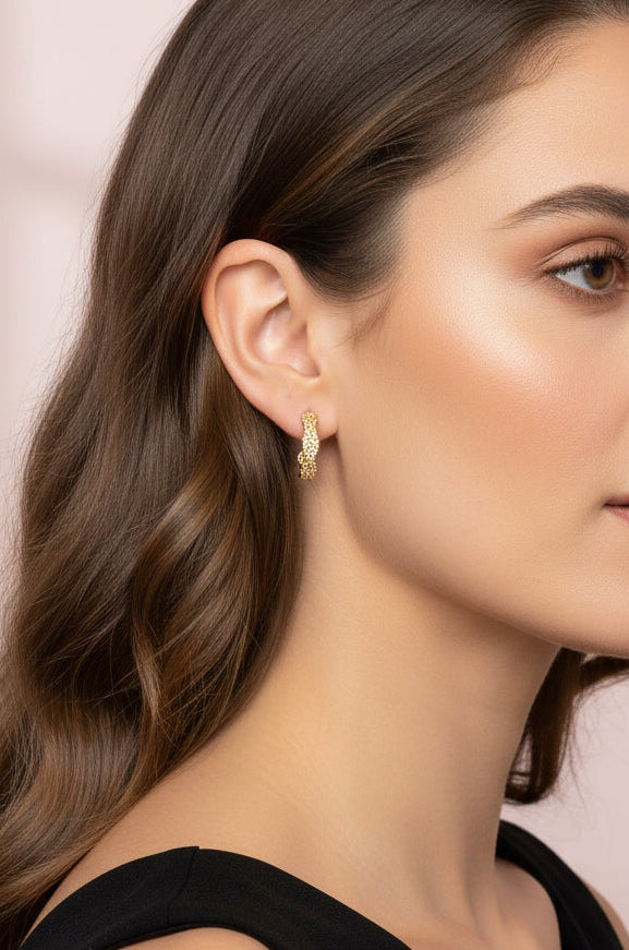 Aretes Rombos Calados