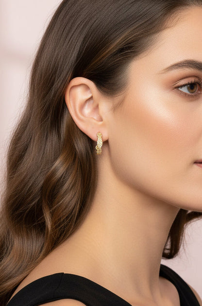 Aretes Rombos Calados