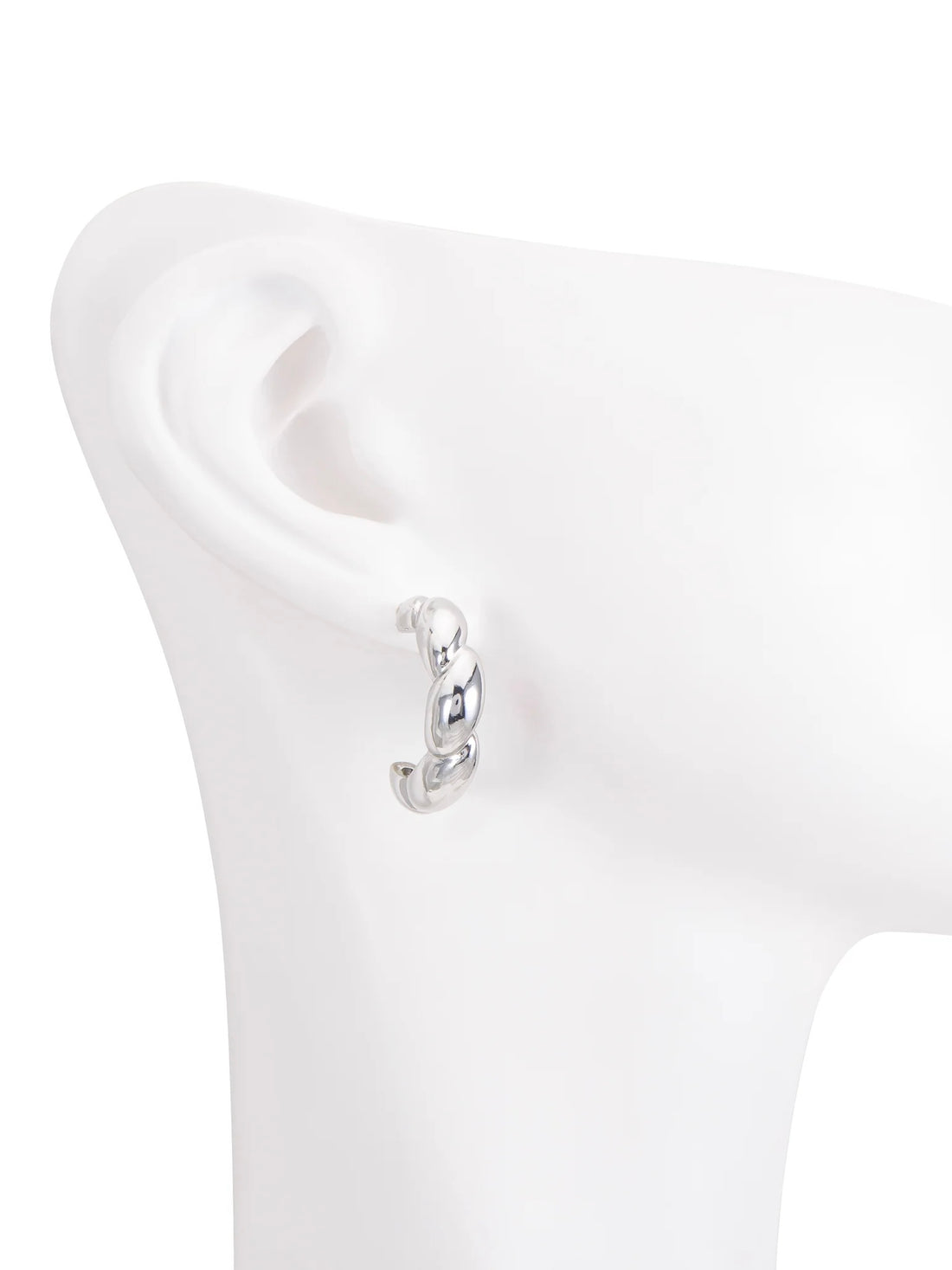 Aretes Baguette Silver
