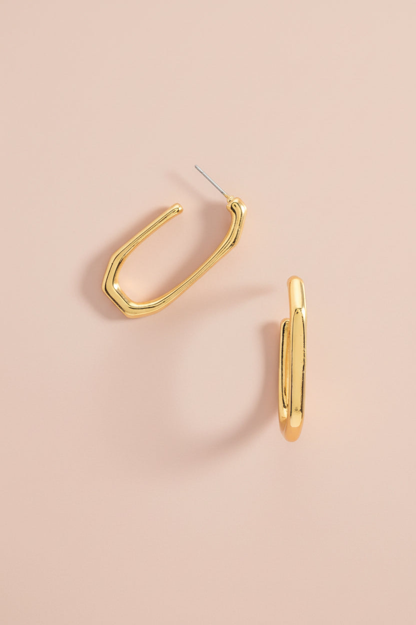 Aretes Gancho Liso