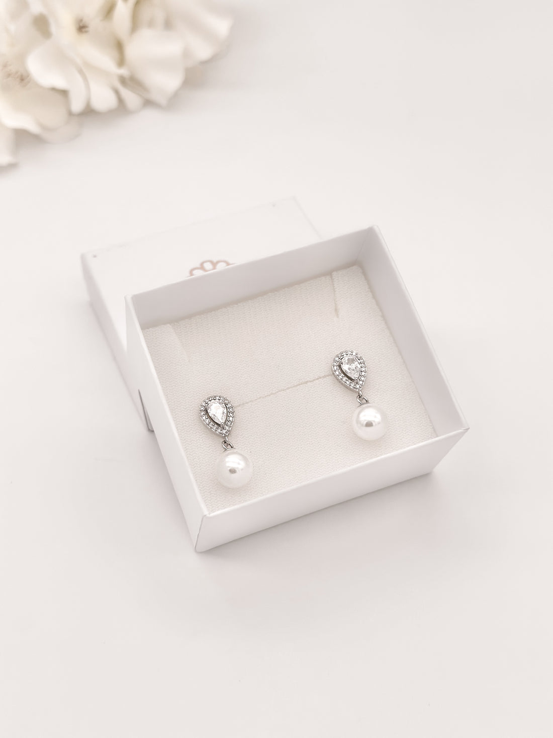 Aretes Gota Perla