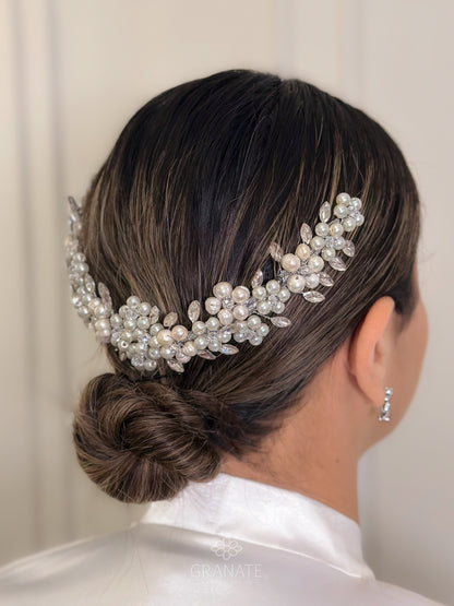 Tocado Perlas
