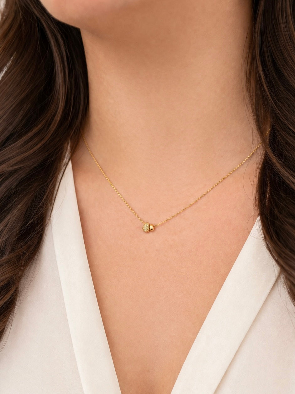 Collar Mini Gotas - Dorado