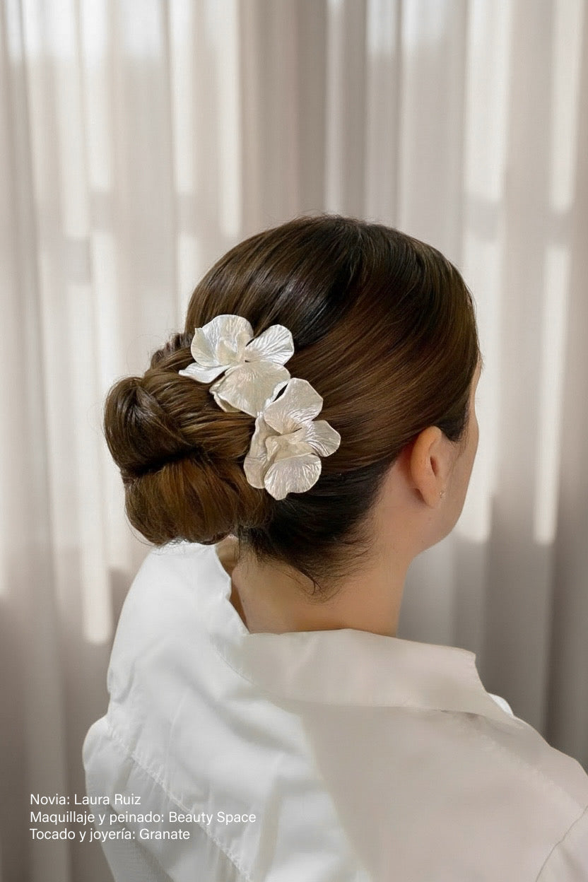 Dúo Horquillas Orquídeas - Mediana
