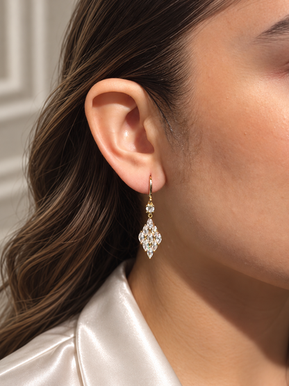 Aretes Marquises Rombo