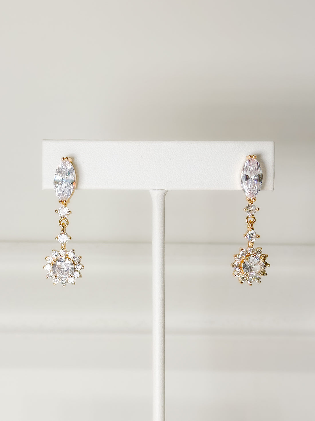 Aretes Marquise Flor