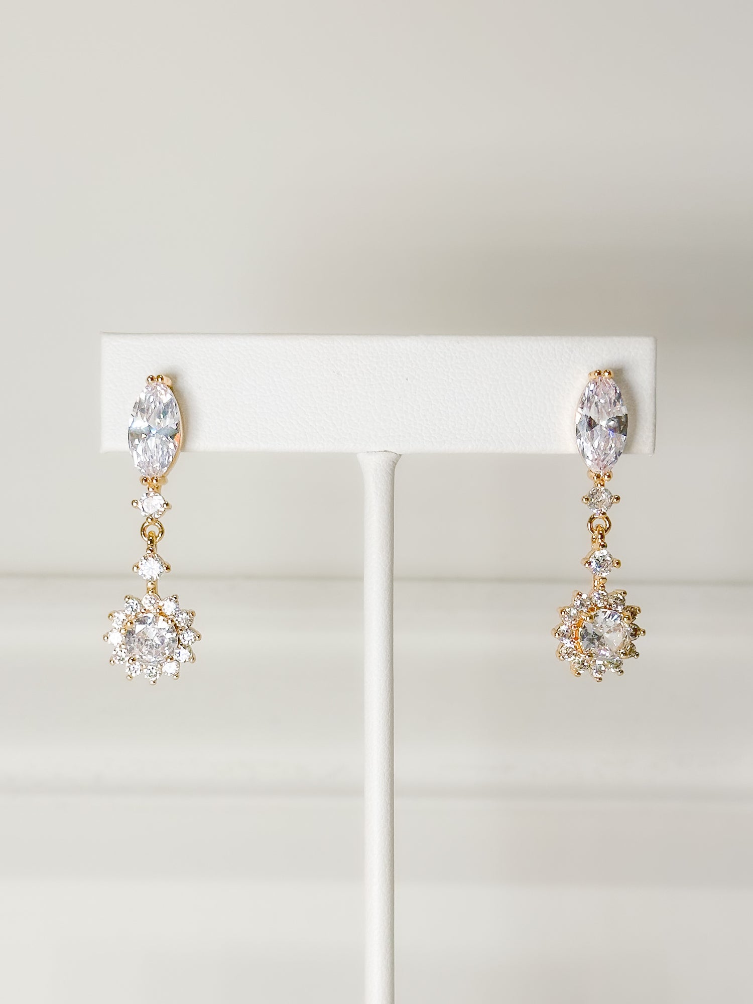 Aretes Marquise Flor