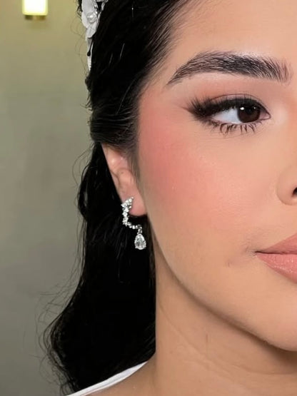 Aretes Gota Zirconia