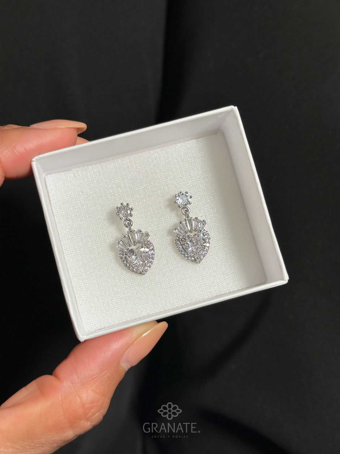 Aretes Reina Zirconia