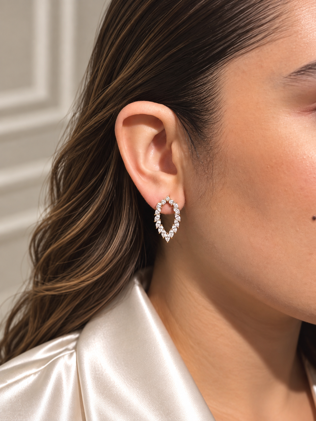 Aretes Espiga - Dorado
