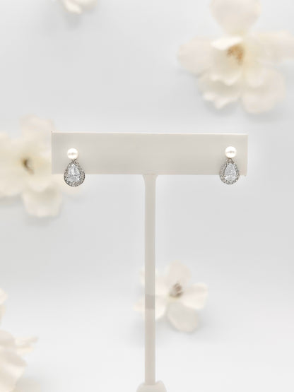Aretes Perla Gota