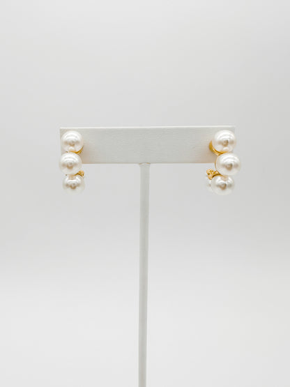 Aretes Perlas Descendientes