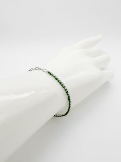 Pulsera Tennis Color de Plata