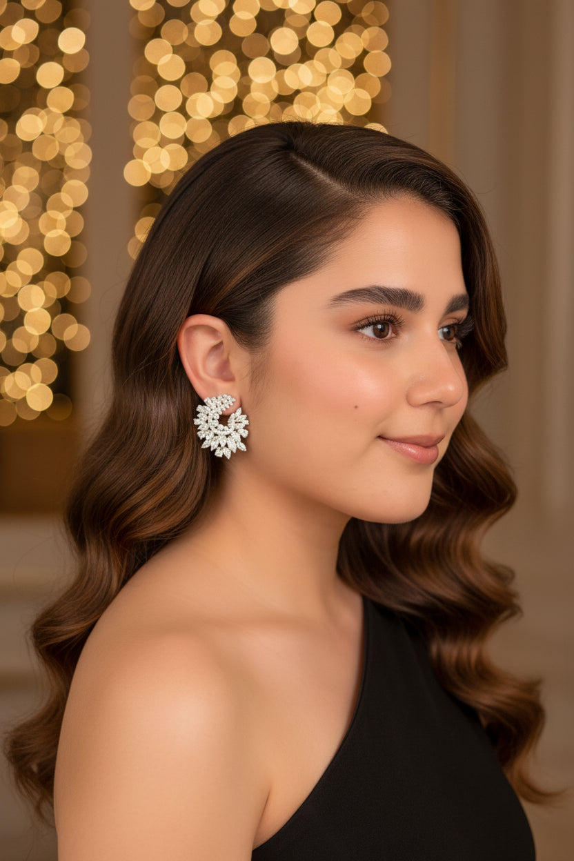 Aretes Gancho Zirconias