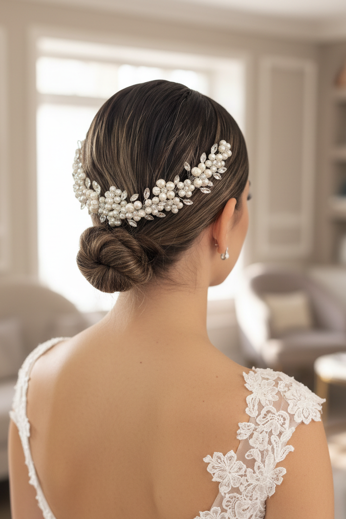 Tocado Perlas