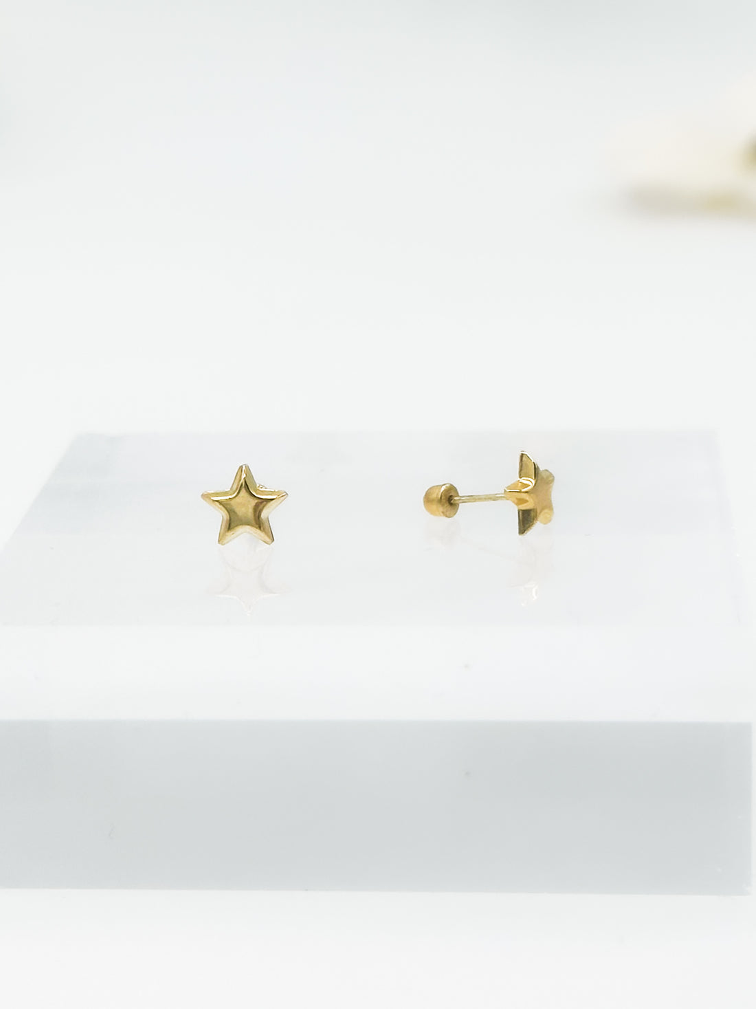 Estrella Lisa Oro 10k
