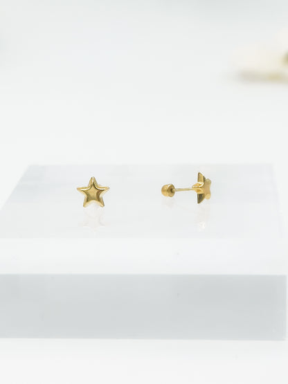 Estrella Lisa Oro 10k