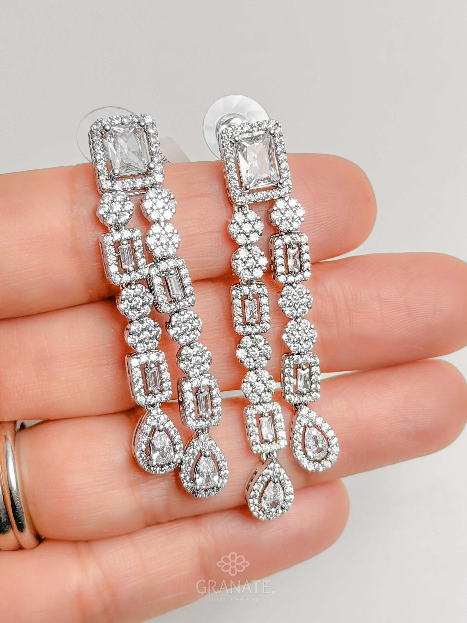 Aretes Rectángulo 2 Líneas