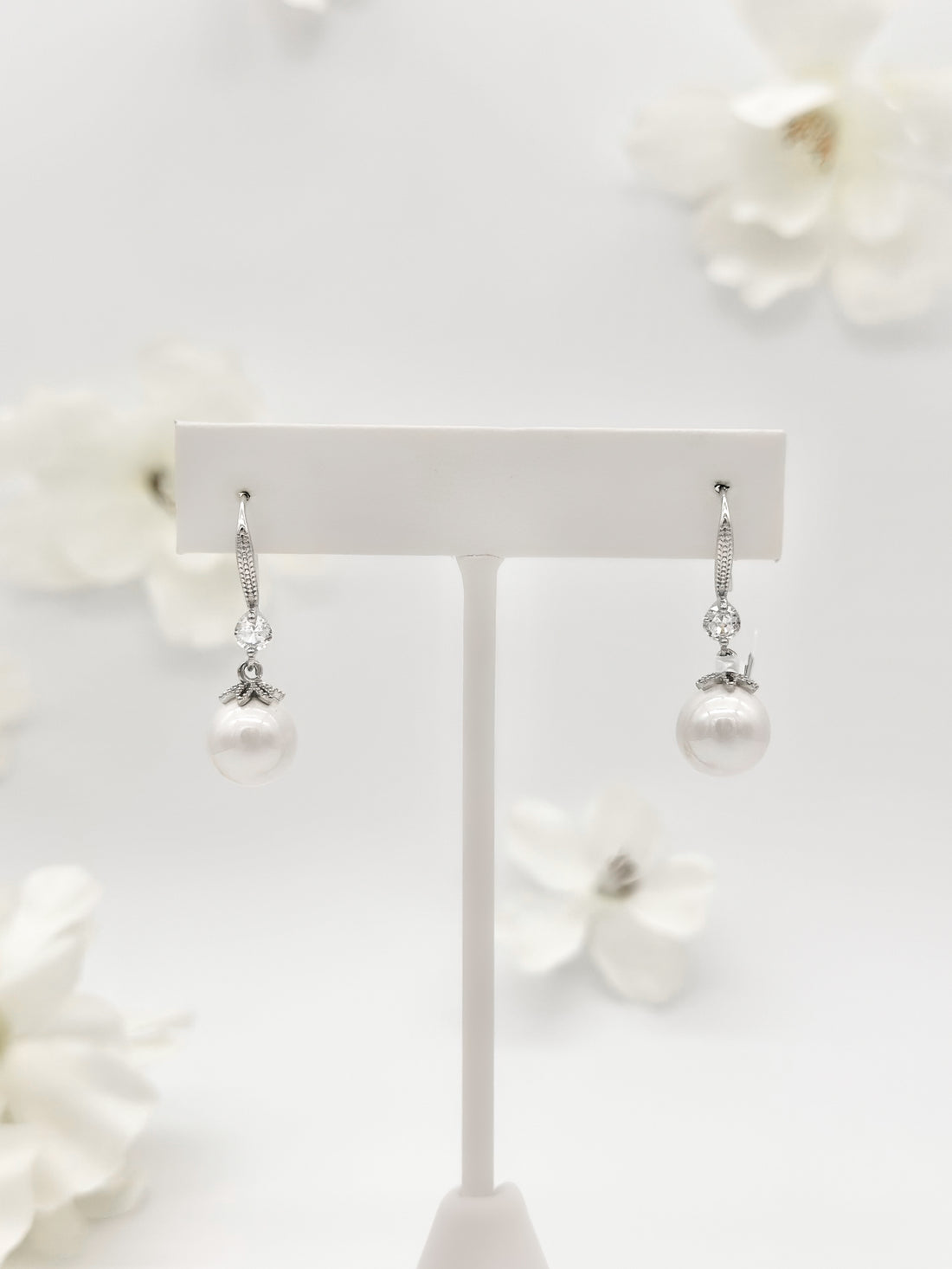 Aretes Perla Colgante