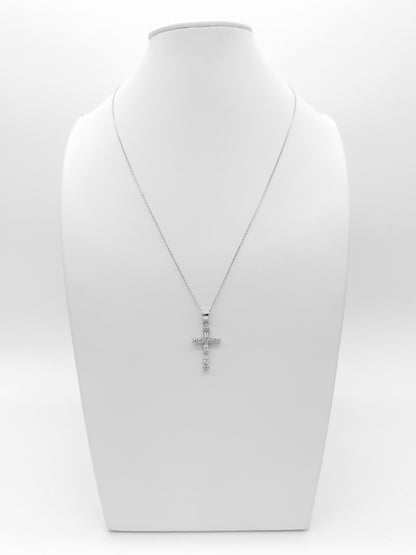 Collar Cruz de Plata
