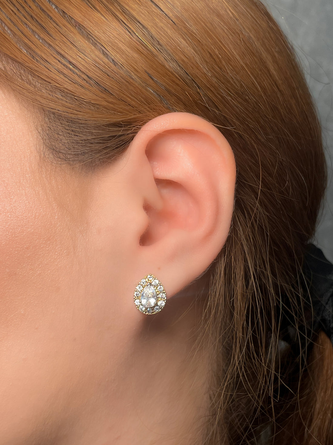 Aretes Gota Zirconia