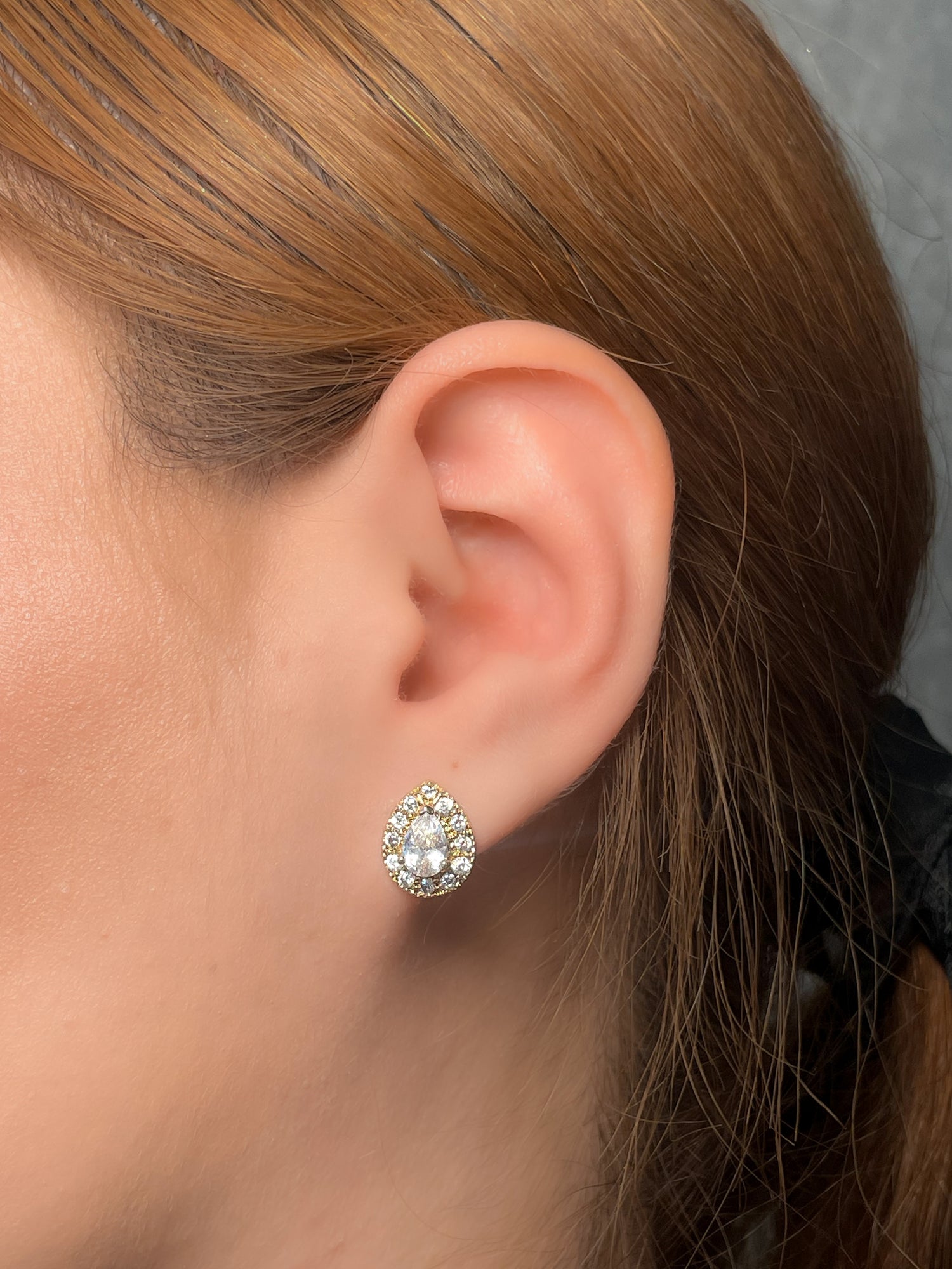 Aretes Gota Zirconia