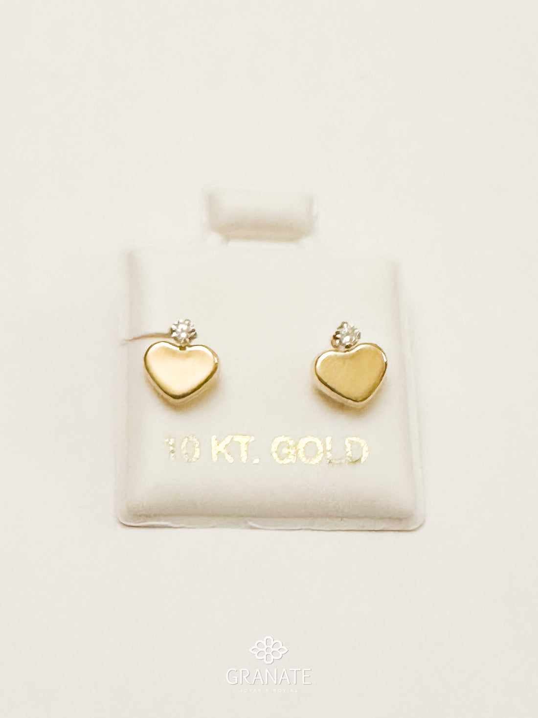 Corazón Liso Oro 10k