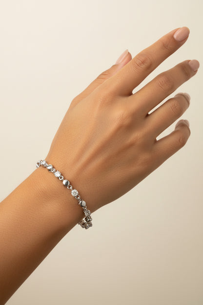 Pulsera Zirconias Redondas