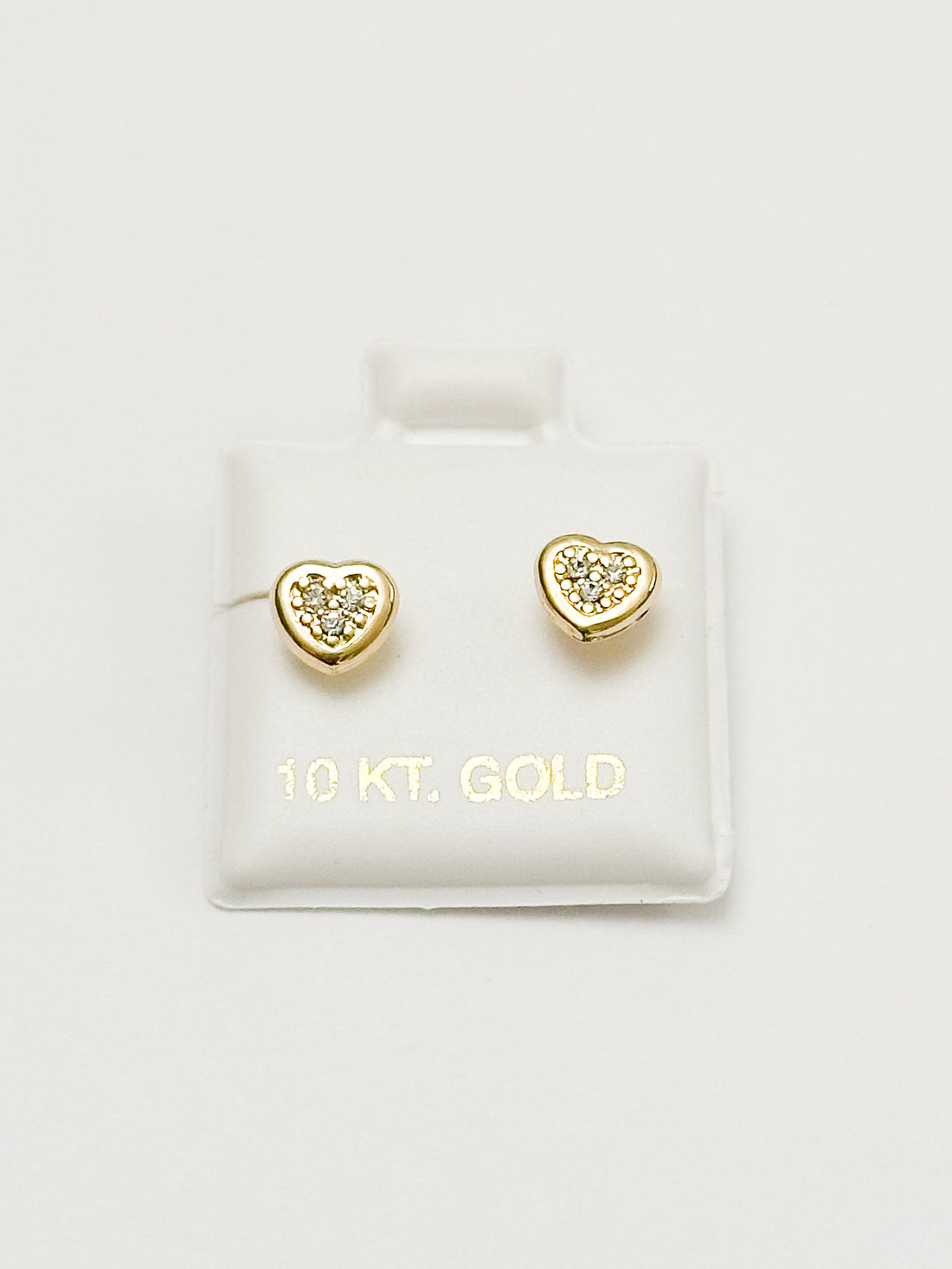 Corazón Zirconia Oro 10k