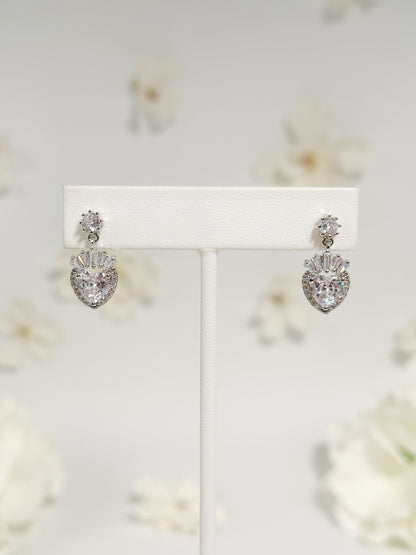 Aretes Reina Zirconia