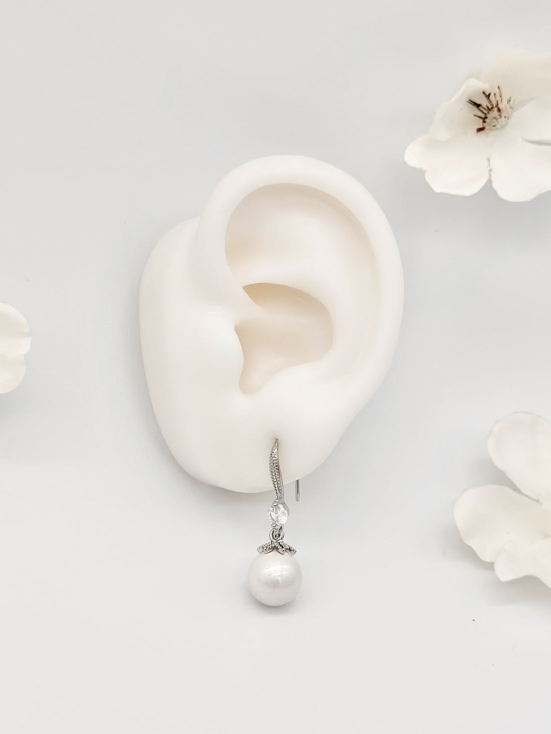 Aretes Perla Colgante