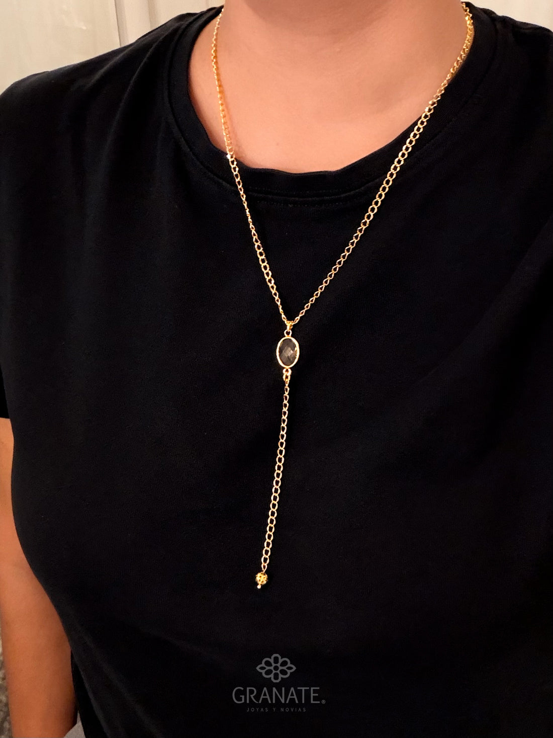 Collar Corbatín Cristal